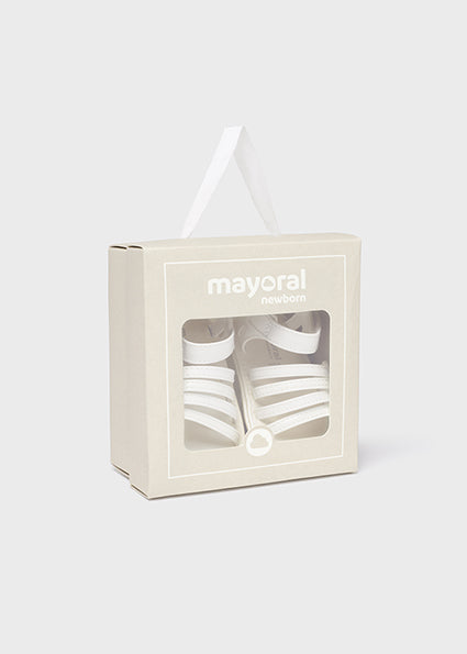 Sandali con velcro neonata
