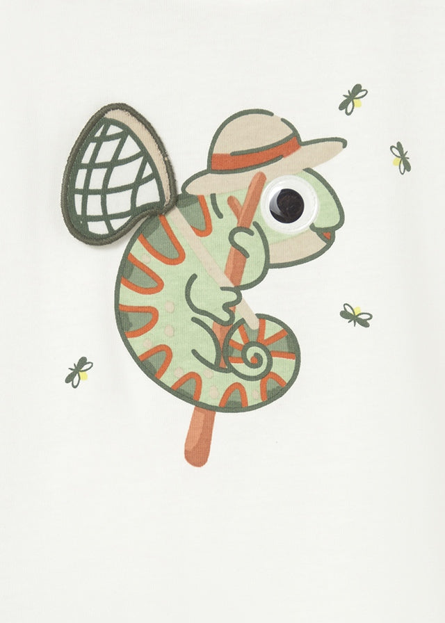 T-shirt con stampa baby boy Mayoral