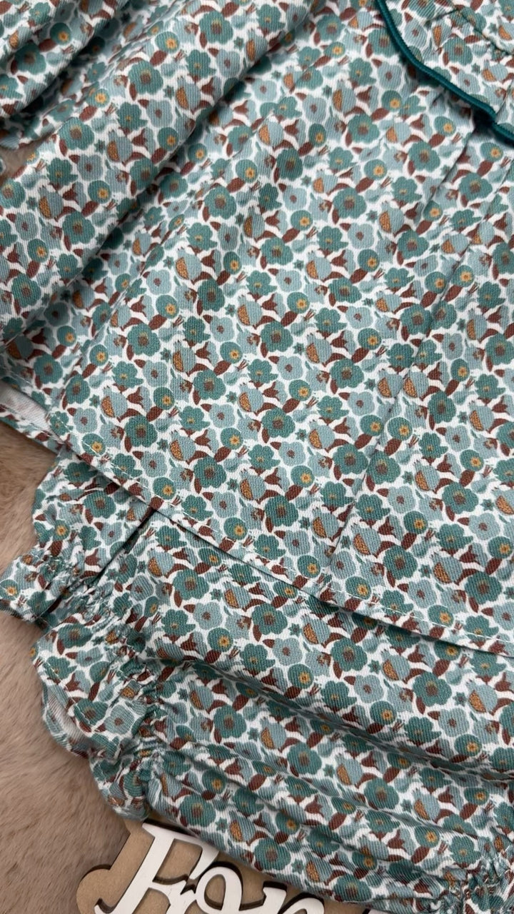 Completo due pezzi con culotte e cuffietta neonata Yoedu