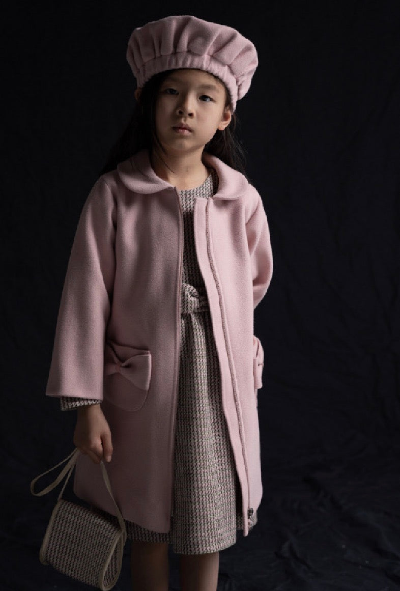 Cappotto con vestito, borsa e cappello bambina Ebita