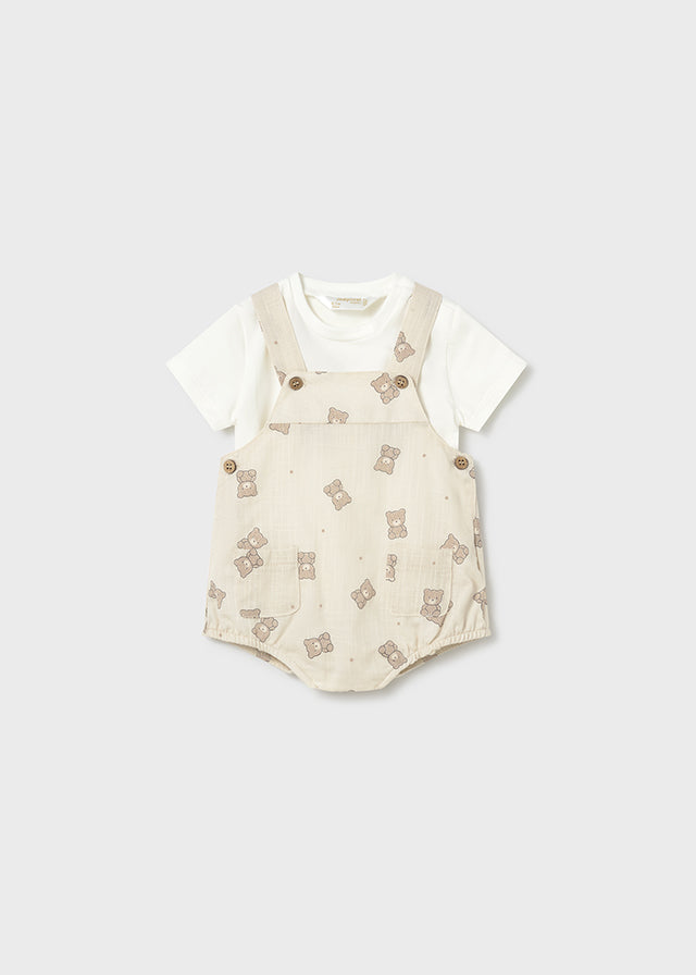 Salopette teddy neonato Mayoral