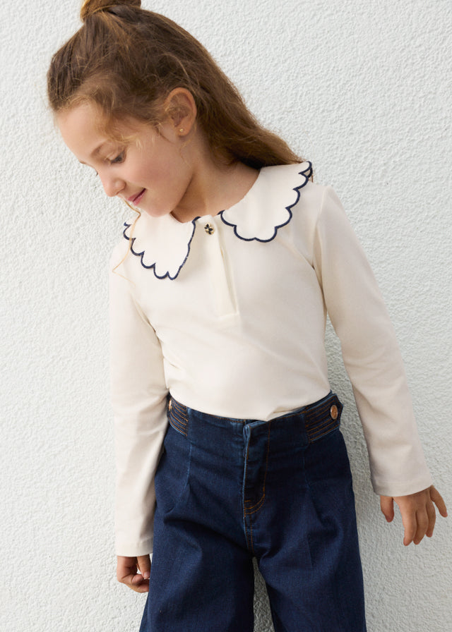 Polo manica lunga bambina Mayoral