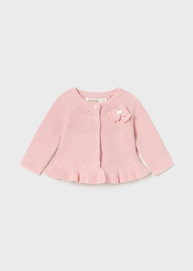 Cardigan tricot neonata