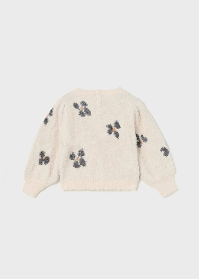 Maglione jacquard baby femmina