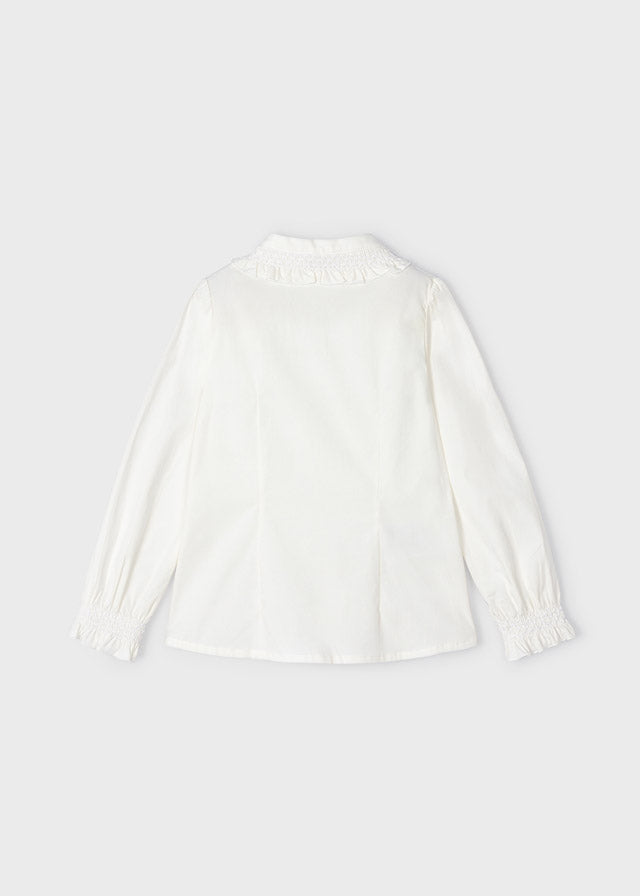 Blusa punto smock bambina