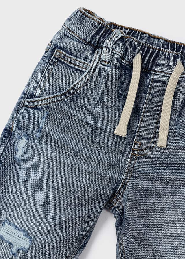 Jeans jogger cotone ecologico bambino