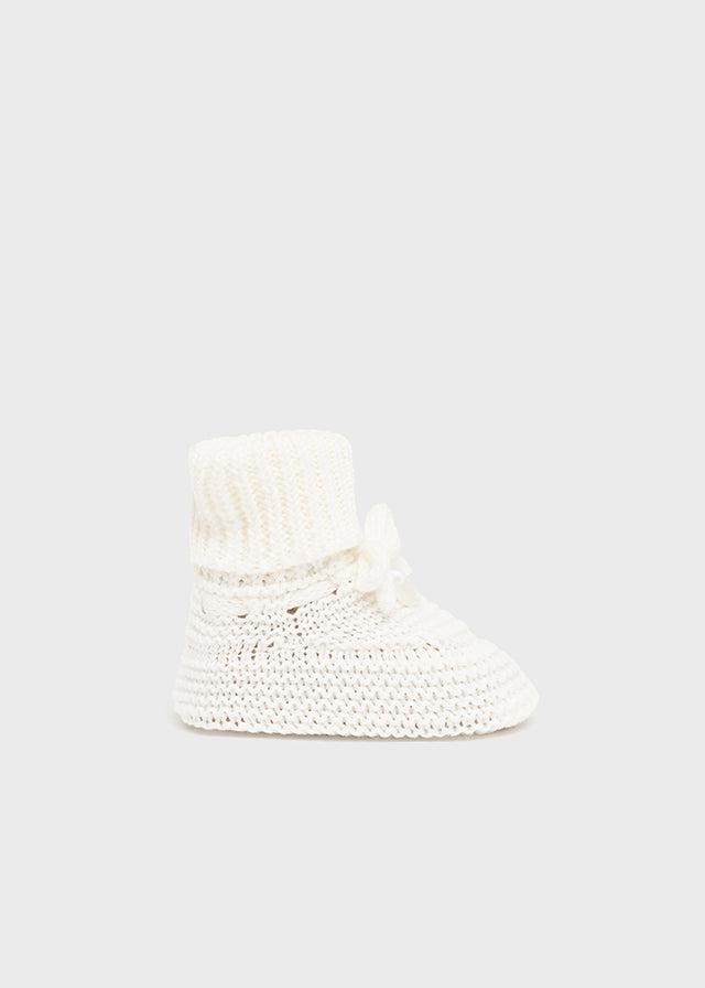 Scarpine tricot neonato