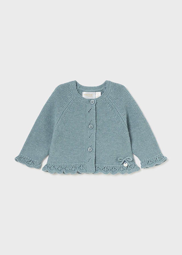 Cardigan in maglia neonata