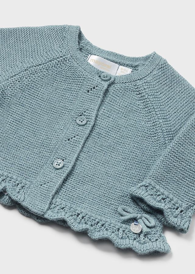 Cardigan in maglia neonata