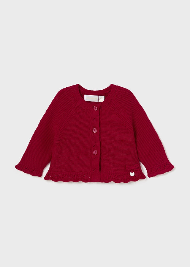 Cardigan in maglia neonata