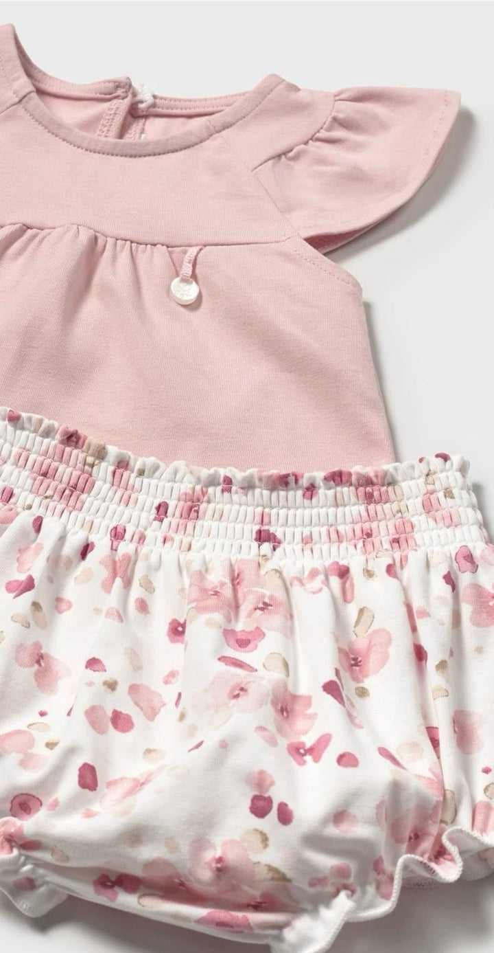 Completo maglietta pantaloncino neonata Mayoral
