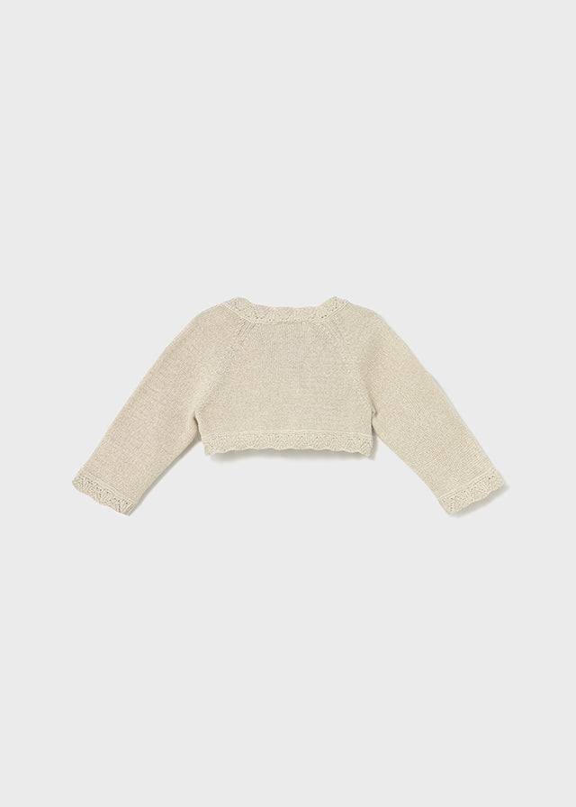 Cardigan lurex neonata Mayoral