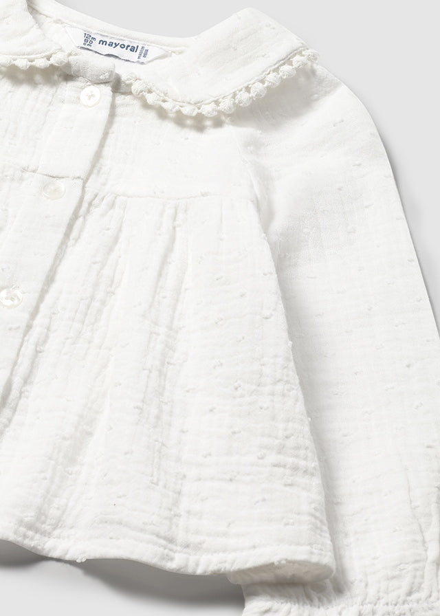 Blusa chiffon baby femmina Mayoral