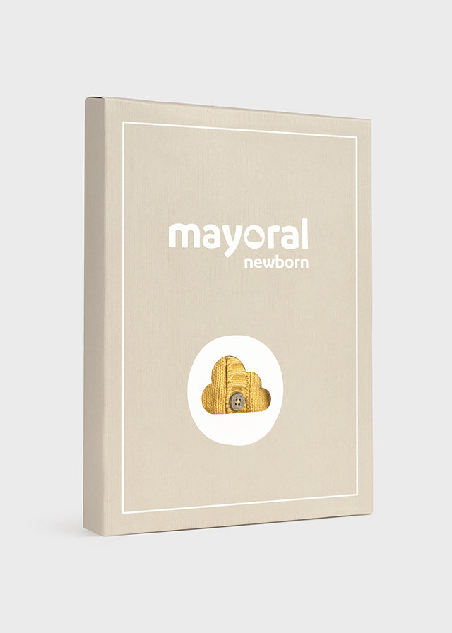 Completo 3 pezzi tricot neonato Mayoral