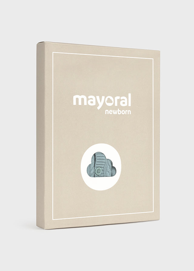 Completo 3 pezzi tricot neonato Mayoral