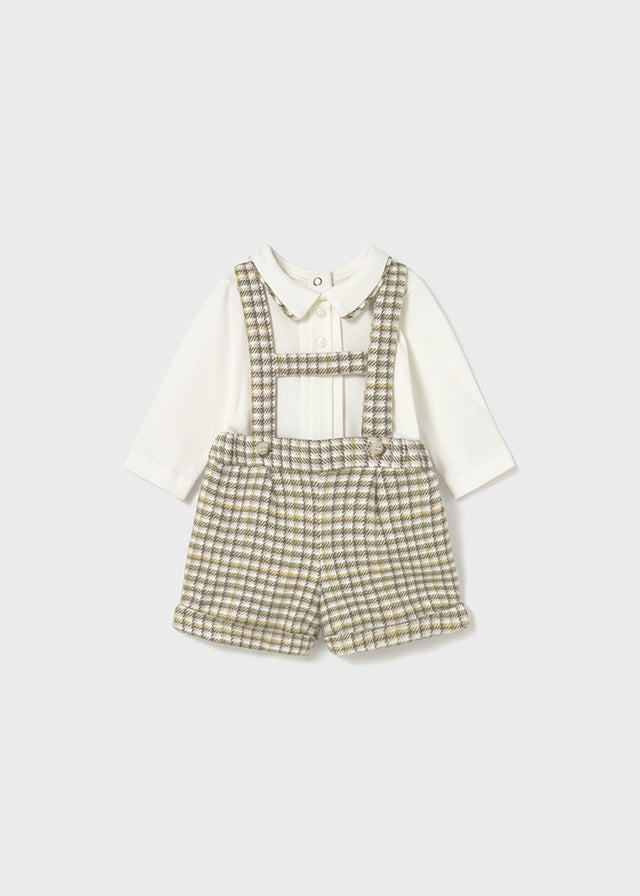 Completo pantaloncino e body neonato Mayoral