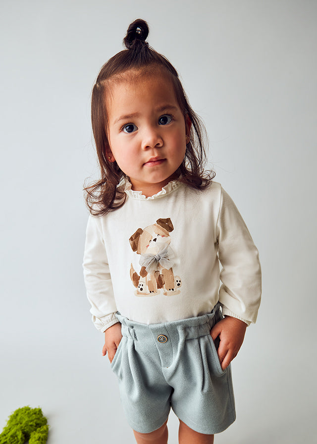 Pantaloncino baby femmina Mayoral