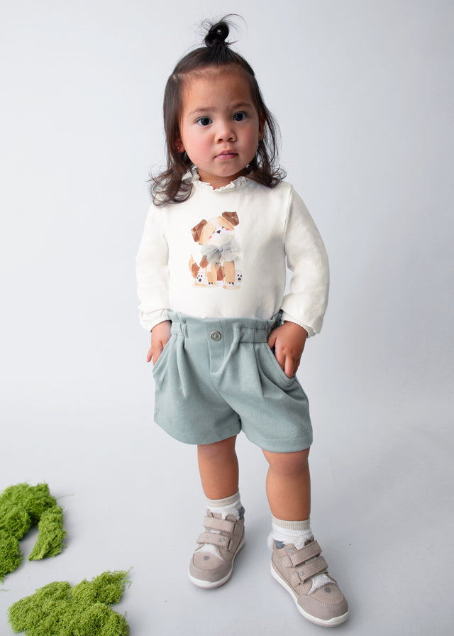 Pantaloncino baby femmina Mayoral