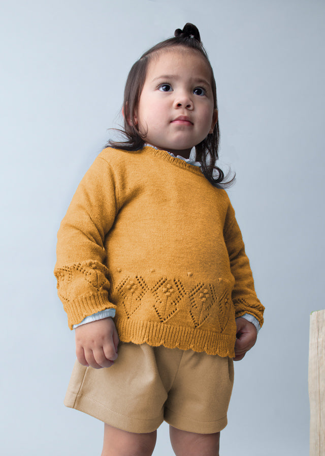 Pantaloncino baby femmina Mayoral