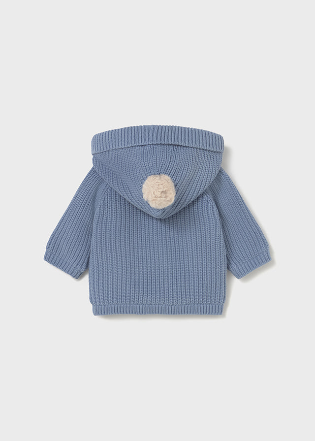 Cardigan imbottito in maglia neonato Mayoral