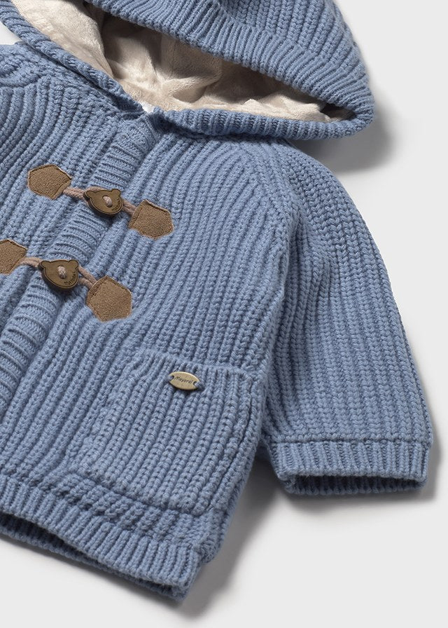 Cardigan imbottito in maglia neonato Mayoral