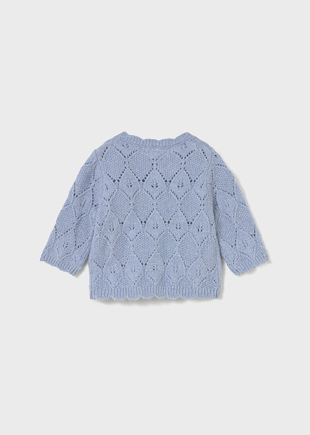 Cardigan in maglia neonata Mayoral