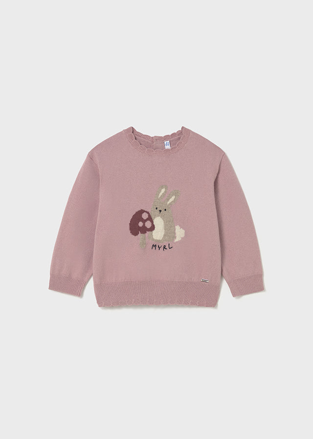 Maglione animal jacquard baby femmina Mayoral