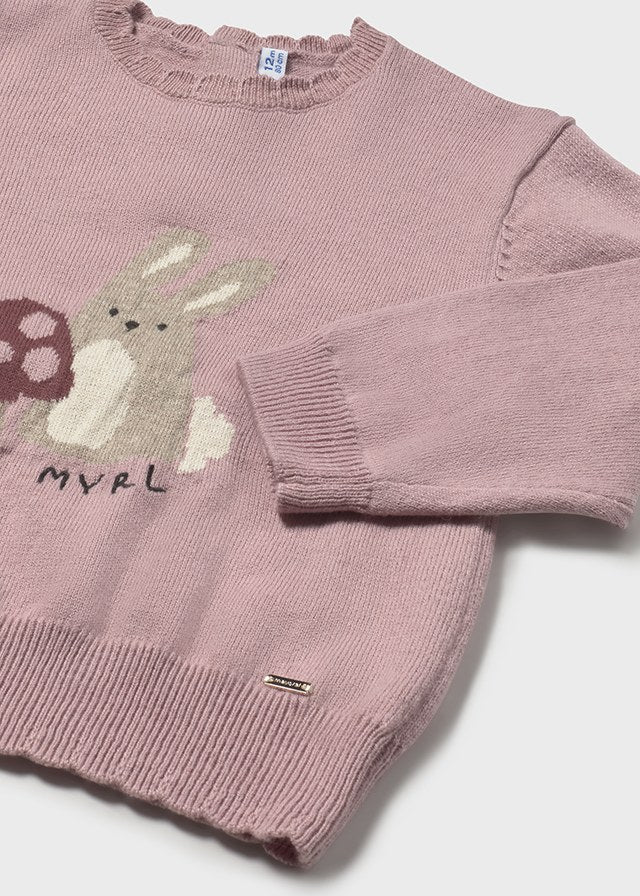 Maglione animal jacquard baby femmina Mayoral