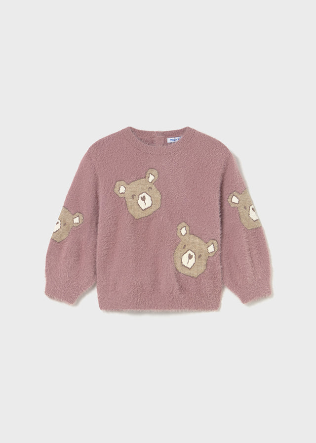 Maglione con orso baby femmina Mayoral