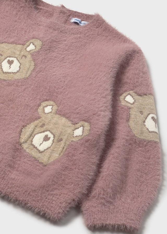 Maglione con orso baby femmina Mayoral