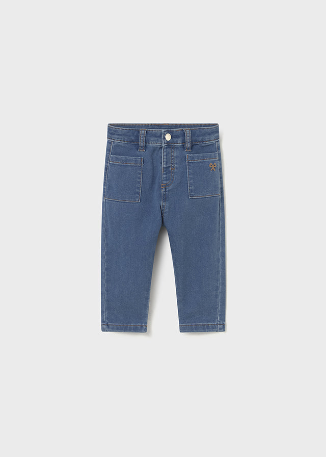 Pantalone lungo jeans baby femmina Mayoral