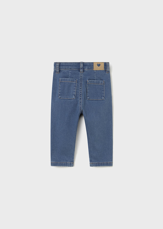 Pantalone lungo jeans baby femmina Mayoral