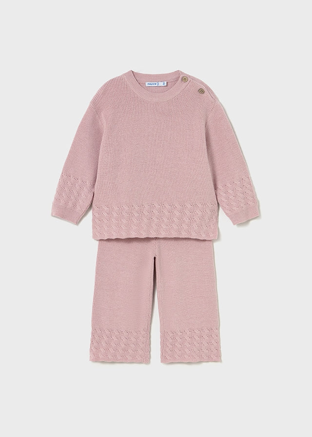 Completo tricot baby femmina Mayoral