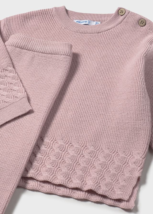 Completo tricot baby femmina Mayoral