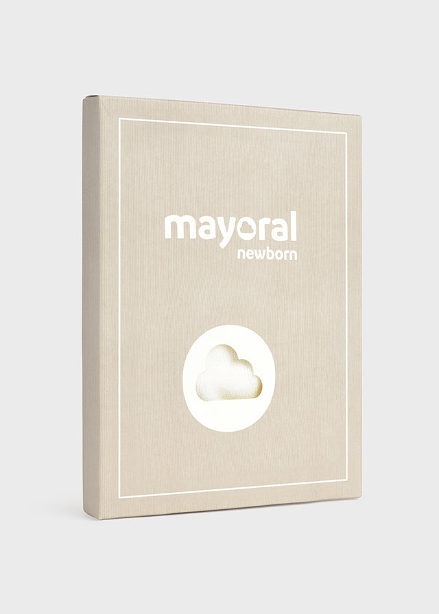 Completo salopette e maglietta neonata Mayoral