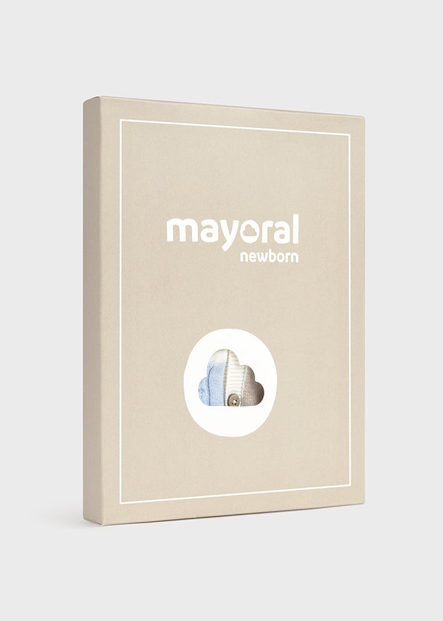 Completo salopette 3 pezzi neonato Mayoral
