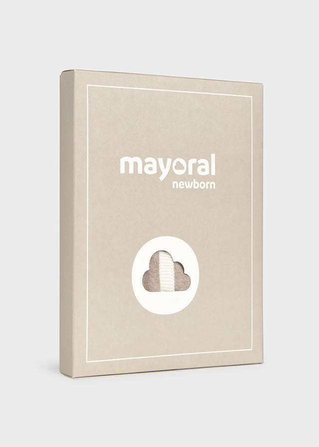 Completo salopette 3 pezzi neonato Mayoral