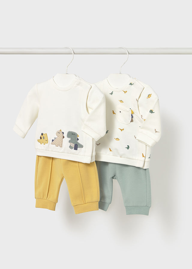 Completo 2 pezzi dinosauro neonato Mayoral