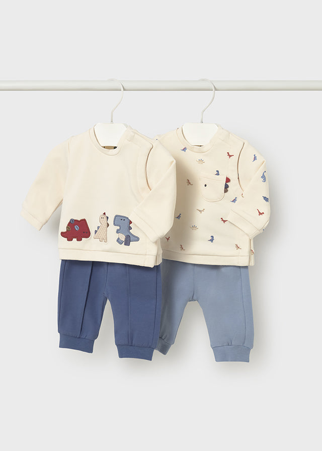 Completo 2 pezzi dinosauro neonato Mayoral