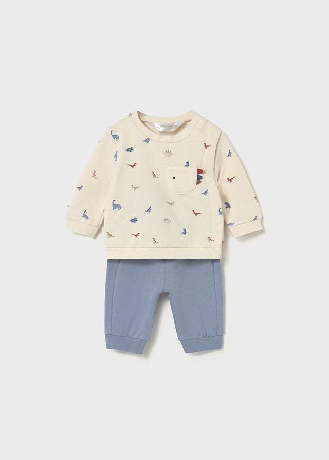 Completo 2 pezzi dinosauro neonato Mayoral
