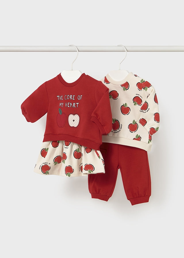 Completo 2 pezzi casual neonata Mayoral