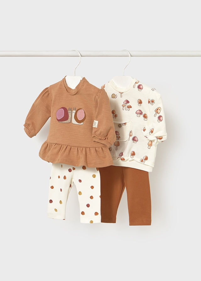 Completo 2 pezzi con leggings neonata Mayoral