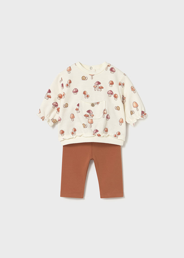 Completo 2 pezzi con leggings neonata Mayoral