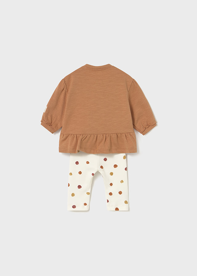 Completo 2 pezzi con leggings neonata Mayoral