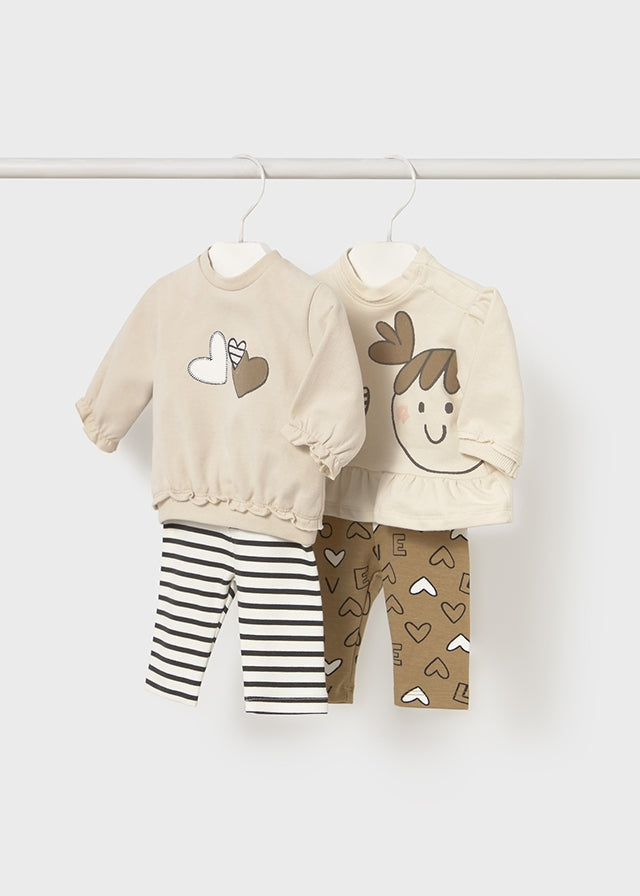 Completo 2 pezzi con leggings neonata Mayoral