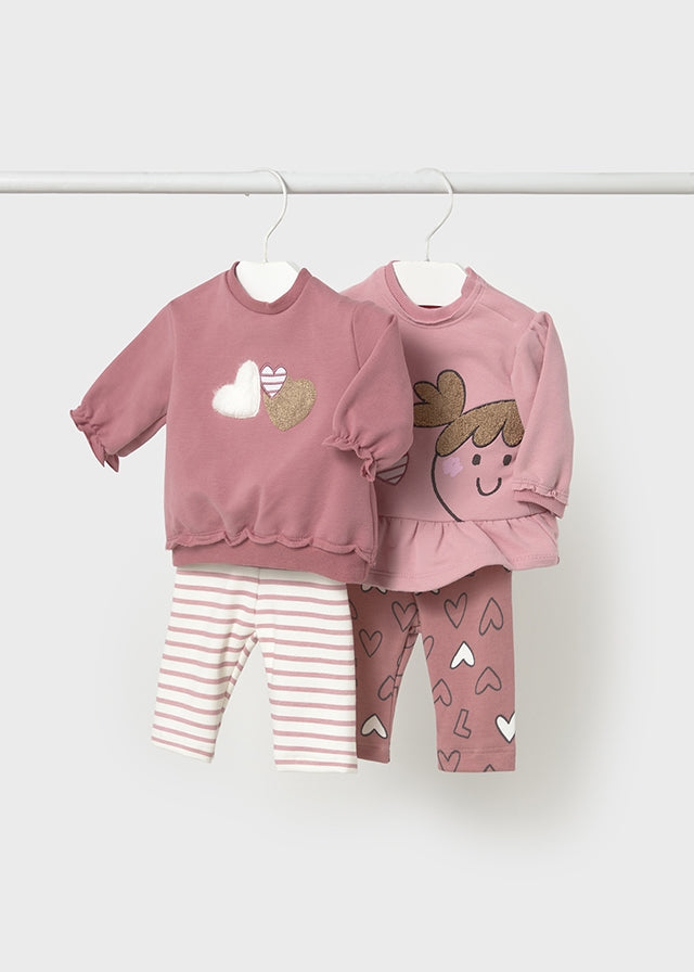 Completo 2 pezzi con leggings neonata Mayoral