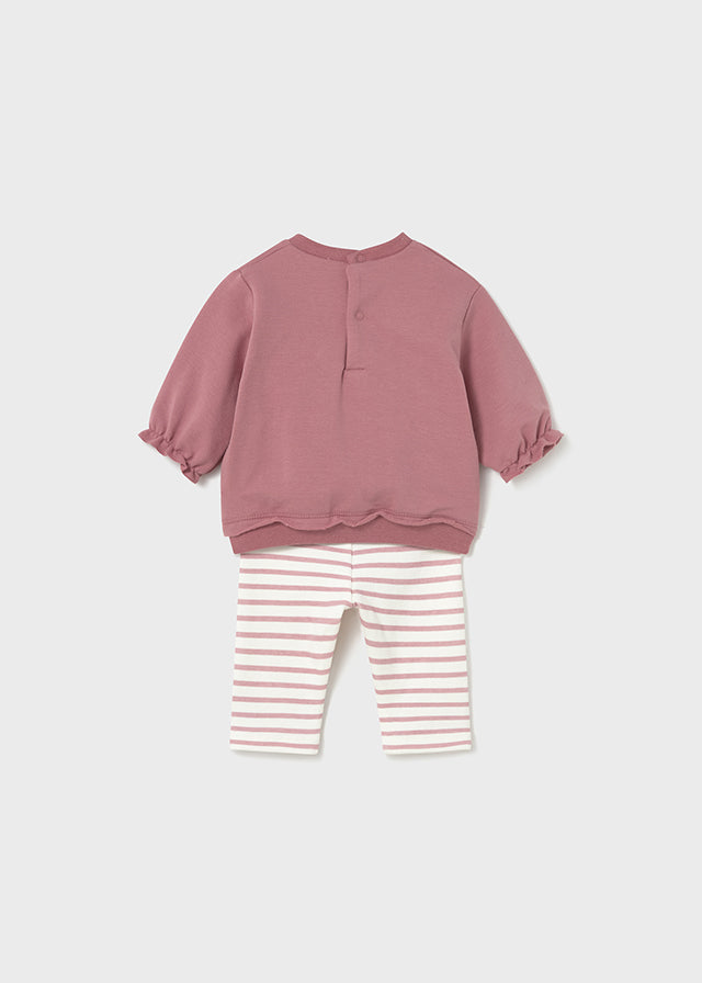 Completo 2 pezzi con leggings neonata Mayoral