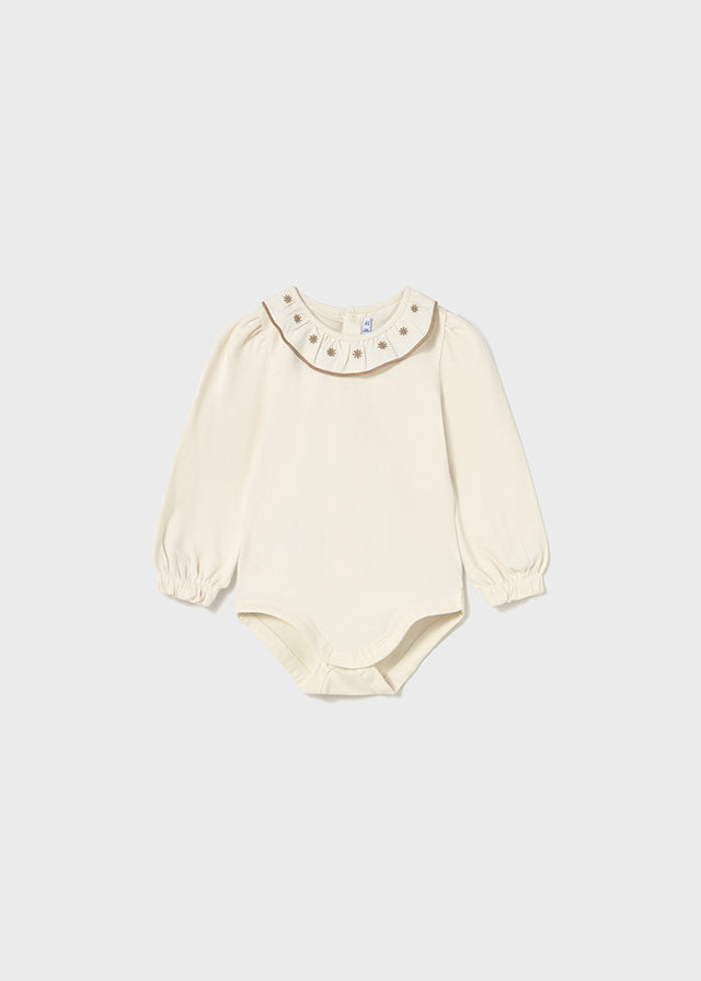 Body colletto ricamato baby femmina Mayoral