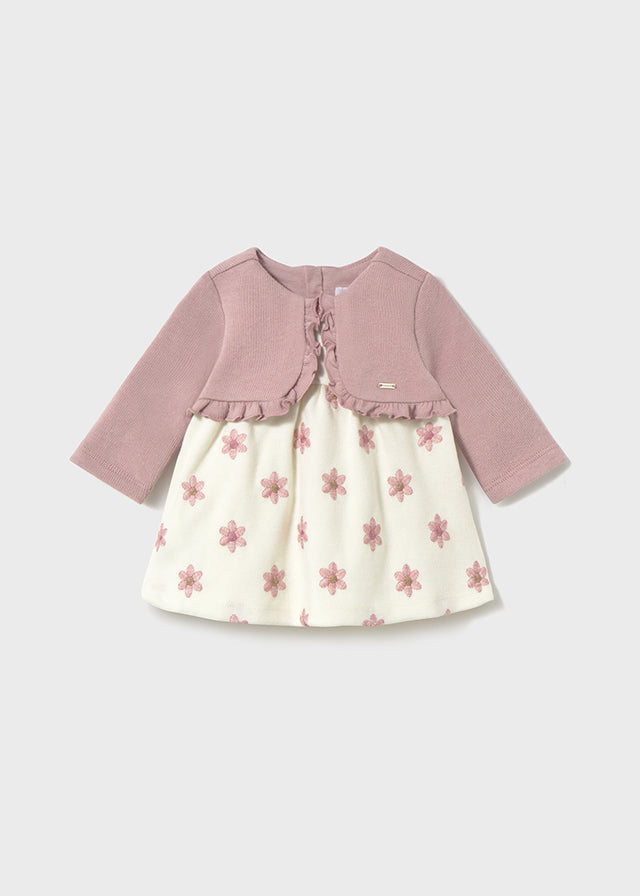 Abito con cardigan neonata Mayoral