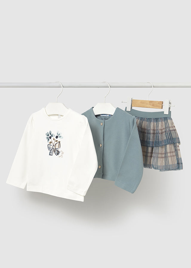 Completo 3 pezzi baby femmina Mayoral